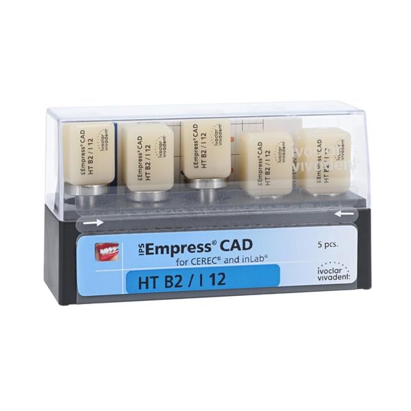 IPS Empress CAD HT Milling Blocks I12 B2 For CEREC 5/Bx