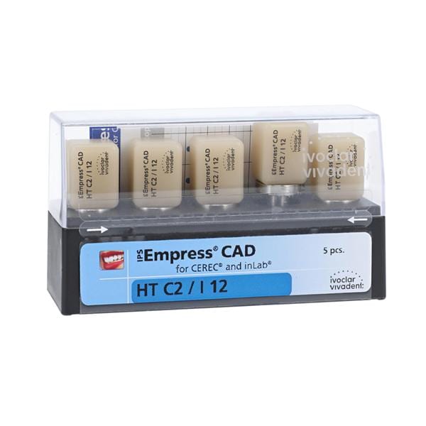 IPS Empress CAD HT Milling Blocks I12 C2 For CEREC 5/Bx