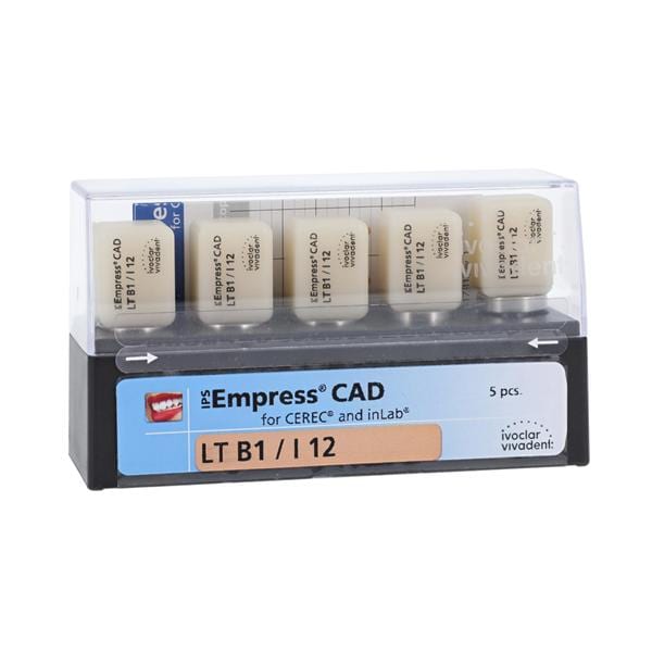 IPS Empress CAD LT Milling Blocks I12 B1 For CEREC 5/Bx