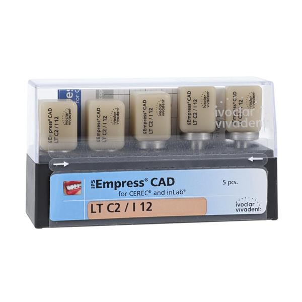 IPS Empress CAD LT Milling Blocks I12 C2 For CEREC 5/Bx