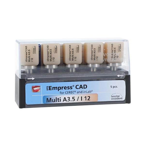 IPS Empress CAD Multi Milling Blocks I12 A3.5 For CEREC 5/Bx
