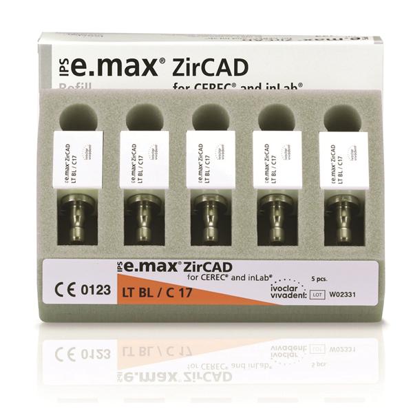 IPS e.max ZirCAD LT Milling Blocks C17 BL For CEREC 5/Bx