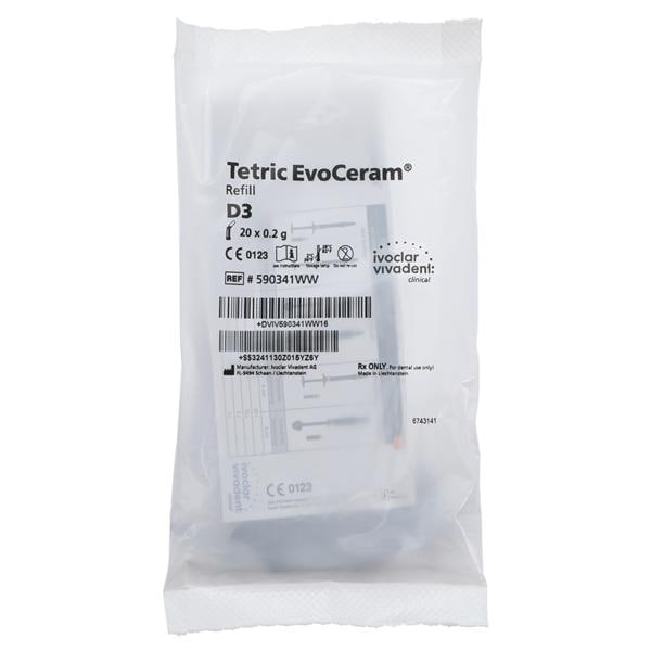 Tetric EvoCeram Universal Composite D3 Enamel Cavifil Refill 20/Bx