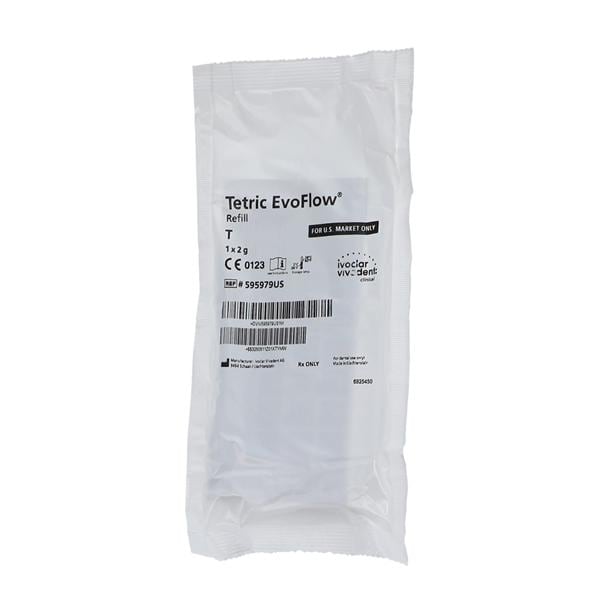 Tetric EvoFlow Flowable Composite Transparent Syringe Refill 2gm/Ea