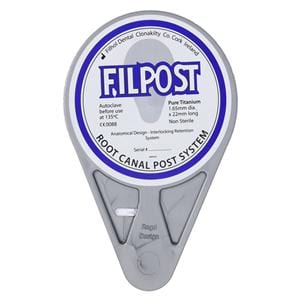 Filpost Posts Titanium Standard Package 22 mm 1.65 mm Black Ea