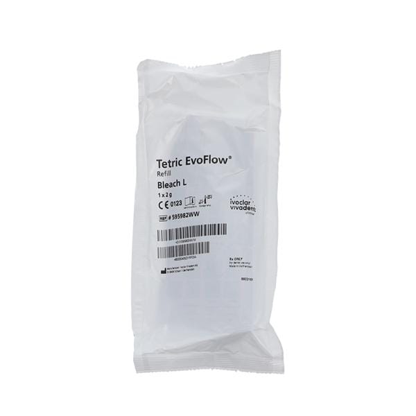 Tetric EvoFlow Flowable Composite Bleach L Syringe Refill 2gm/Ea