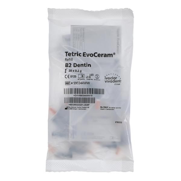 Tetric EvoCeram Universal Composite B2 Dentin Cavifil Refill 20/Bx
