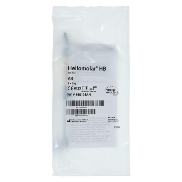 Heliomolar HB Packable Composite A3 Syringe Refill Ea