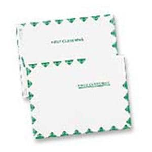 Envelope First Class 10 in x 15 in Green/White 100/Box 100/Bx