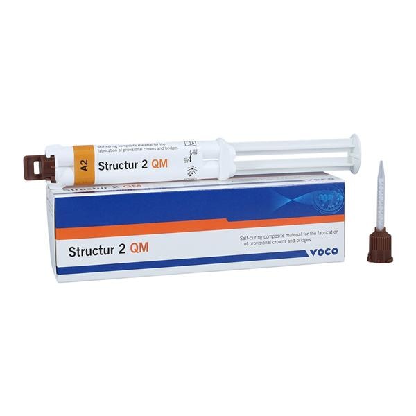 Structur 2 Quick Mix Temporary Material 8 Gm Shade A2 Syringe Kit