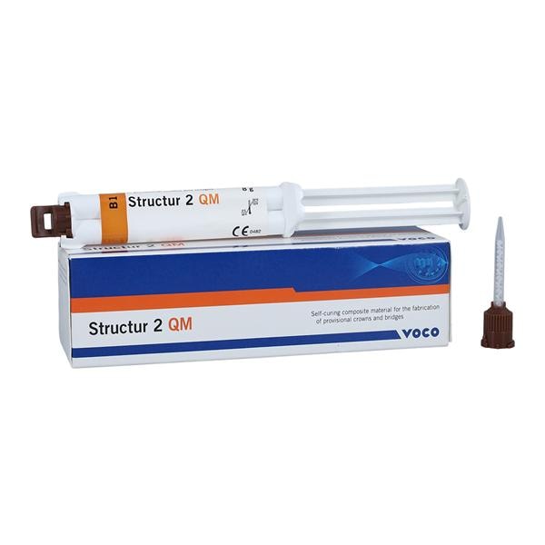 Structur 2 Quick Mix Temporary Material 8 Gm Shade B1 Syringe Kit