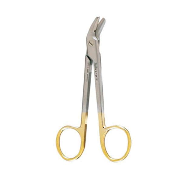 Wire Cutting Scissors Angled On Side 4-3/4" Tungsten Carbide Ea