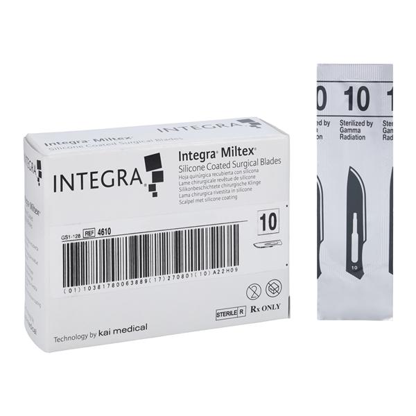 Silicone Coated Sterile Surgical Blade #10 Disposable 100/Bx