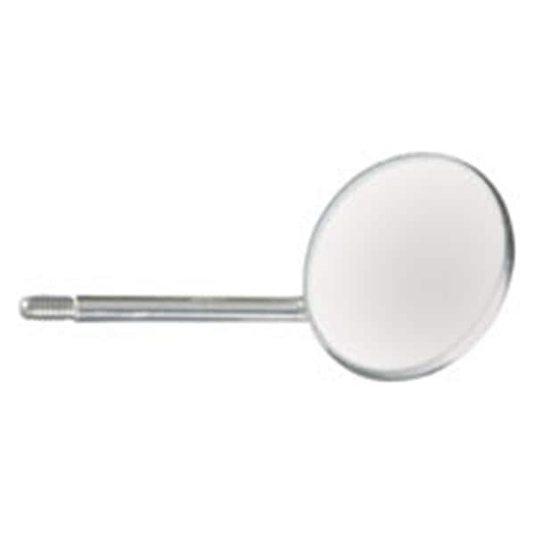 Magnifying Mirror Head Stainless Steel Size 4 Simple Stem Round 12/Bx