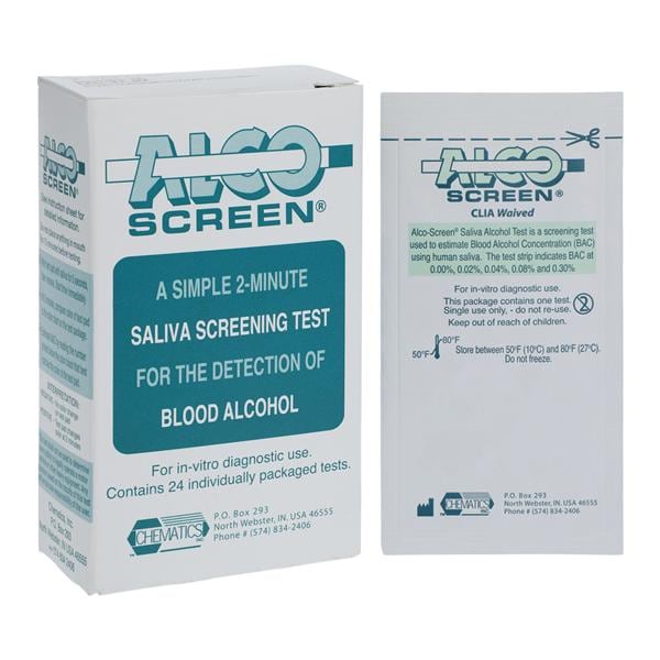 ALCO-Screen Saliva Alcohol Testing Kits