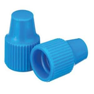 Wheaton Dropper Tip Cap Polypropylene Blue 100/Ca