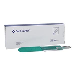 Bard-Parker Disp Safety Surgical Scalpel #10 Plastic/Stainless Steel Sterile