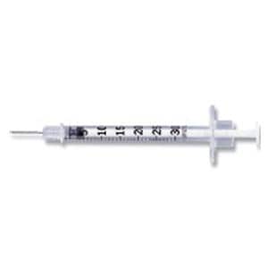 Ultra-Fine Insulin Syringe/Needle 29gx1/2" 1cc Prm Atch Ndl Cnvntnl LDS 10/Bg, 20 BG/CA