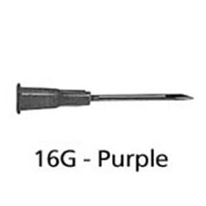 PrecisionGlide Hypodermic Needle 16gx1-1/2" Lav Cnvntnl Low Dead Space 100/Bx