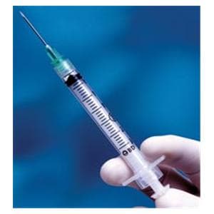 Integra Hypodermic Syringe/Needle 25gx5/8" 3cc Orange Safety LDS 100/Bx, 4 BX/CA