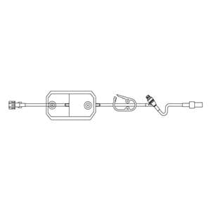 IV Extension Set 19" Male Luer Lock Adapter Primary Infusion Spike 48/Ca