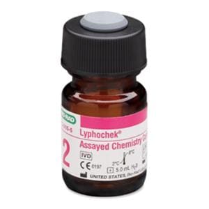 Lyphochek Chemistry Multi-Analyte Level 2 Control 12x5 Lyo f/ Anlyz 12x5mL