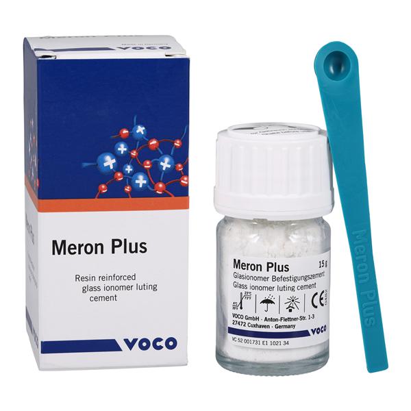 Meron Plus Glass Ionomer Powder Luting Cement 15 Gm Ea