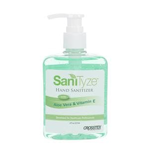 SaniTyze Gel Sanitizer 8 oz Pump Bottle Ea