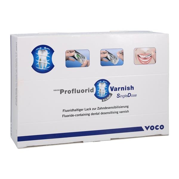 ProFluorid Fluoride Varnish Single Dose 5% NaF 0.4 mL Assorted 48/Bx