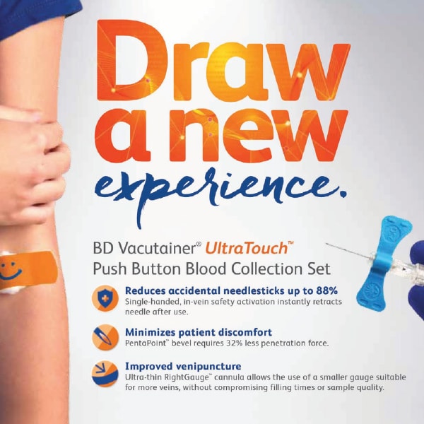 BD Vacutainer® UltraTouch™ push button blood collection set