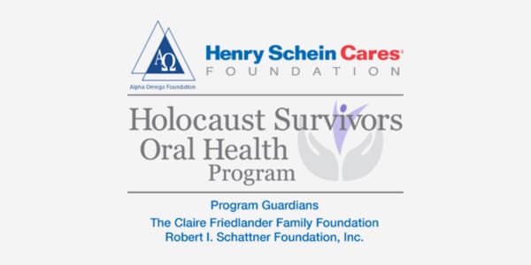 Alpha Omega Henry Schein Cares Foundation Holocaust Survivors Oral Health Program