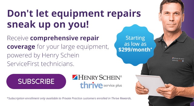 Henry Schein Thrive Service Plus - Subscribe
