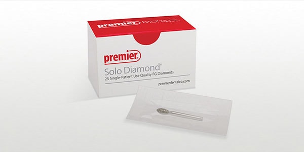 Solo Diamond® Premium Diamond Burs