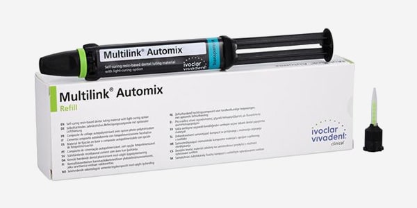 Multilink Automix Automix Cement Transparent 9 Gm Syringe Refill Ea