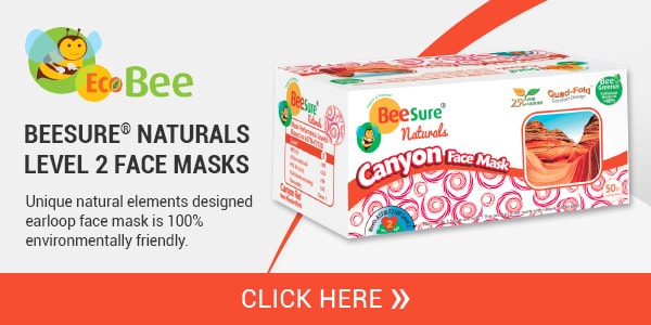 BeeSure® Naturals Level 2 Face Masks