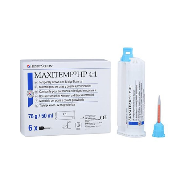 MaxiTemp HP Temporary Material 50 mL Shade A2 Cartridge Kit