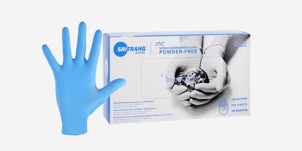 ViVa Nitrile Exam Gloves X-Large Ocean Blue Non-Sterile, 10 BX/CA