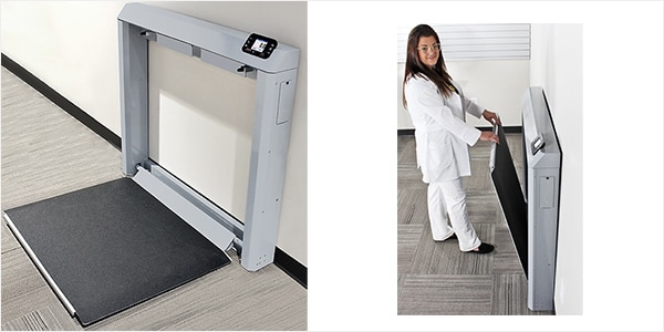 7550 Wall-mount Wheelchair Scale