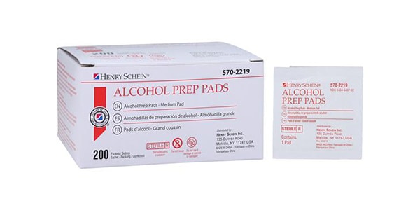 Alcohol Prep Pads (Medium)