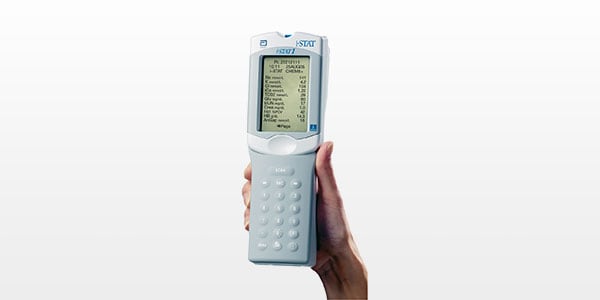 i-STAT-Handheld blood analysis system