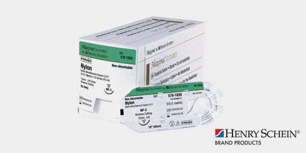 Nylon nonabsorbable sutures