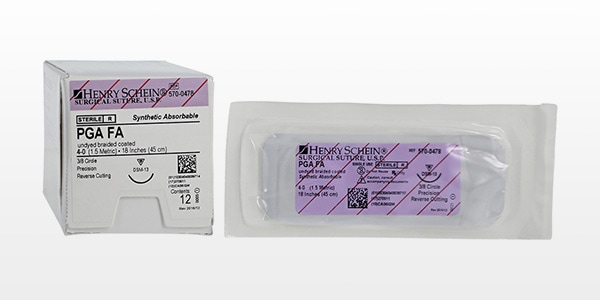 Polyglycolic Acid (PGA) Undyed Braided Fast-Absorbing Sutures
