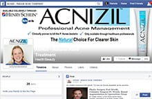 Página de Acnizil™ en Facebook