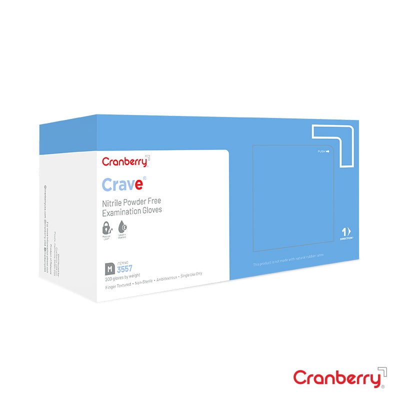 Cranberry - Crave Nitrile Exam Gloves