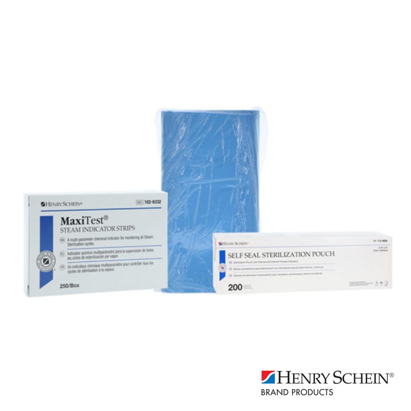 Henry Schein® Brand - Sterilization Pouches, Wraps, Indicators AND Barrier Sleeves