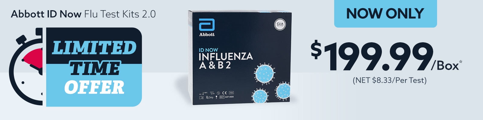 Abbott ID Now Flu Test Kits 2.0