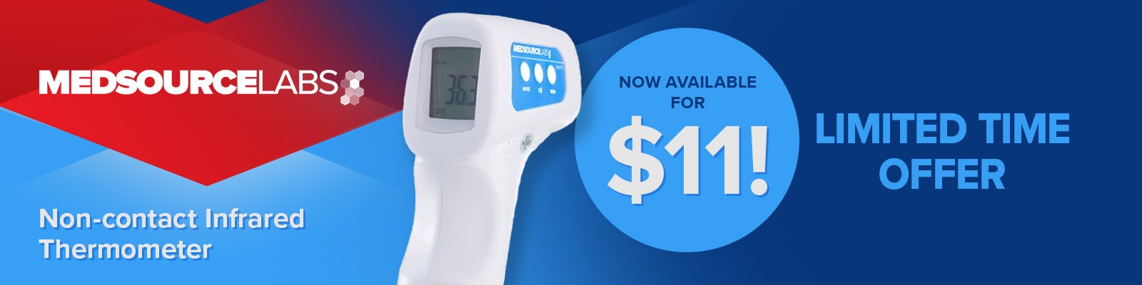 Limited Time Deal on MedSource Infrared Thermometer - Only $11!