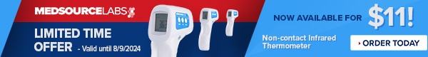 MedSource Non-Contact Infrared Thermometer: NOW ONLY $11