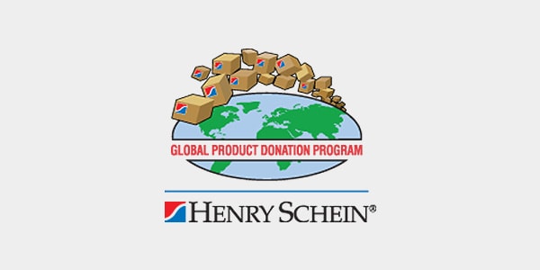 Programa global de donación de productos de Henry Schein