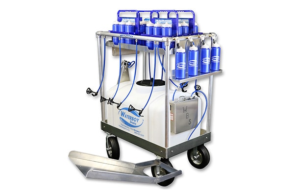 Sistema de hidrataciÃ³n montado en carro